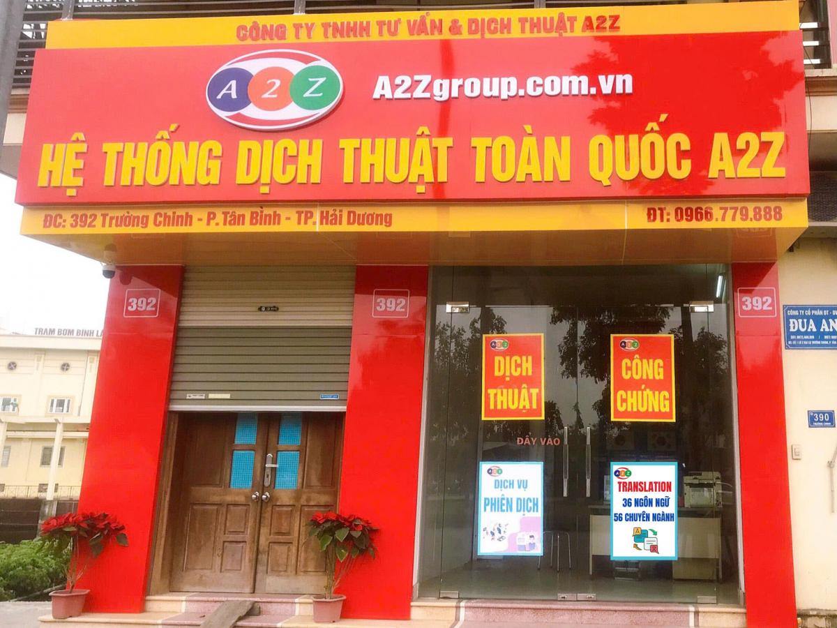Dịch Thuật Công Chứng Tiêng Hàn Tại Hải Dương