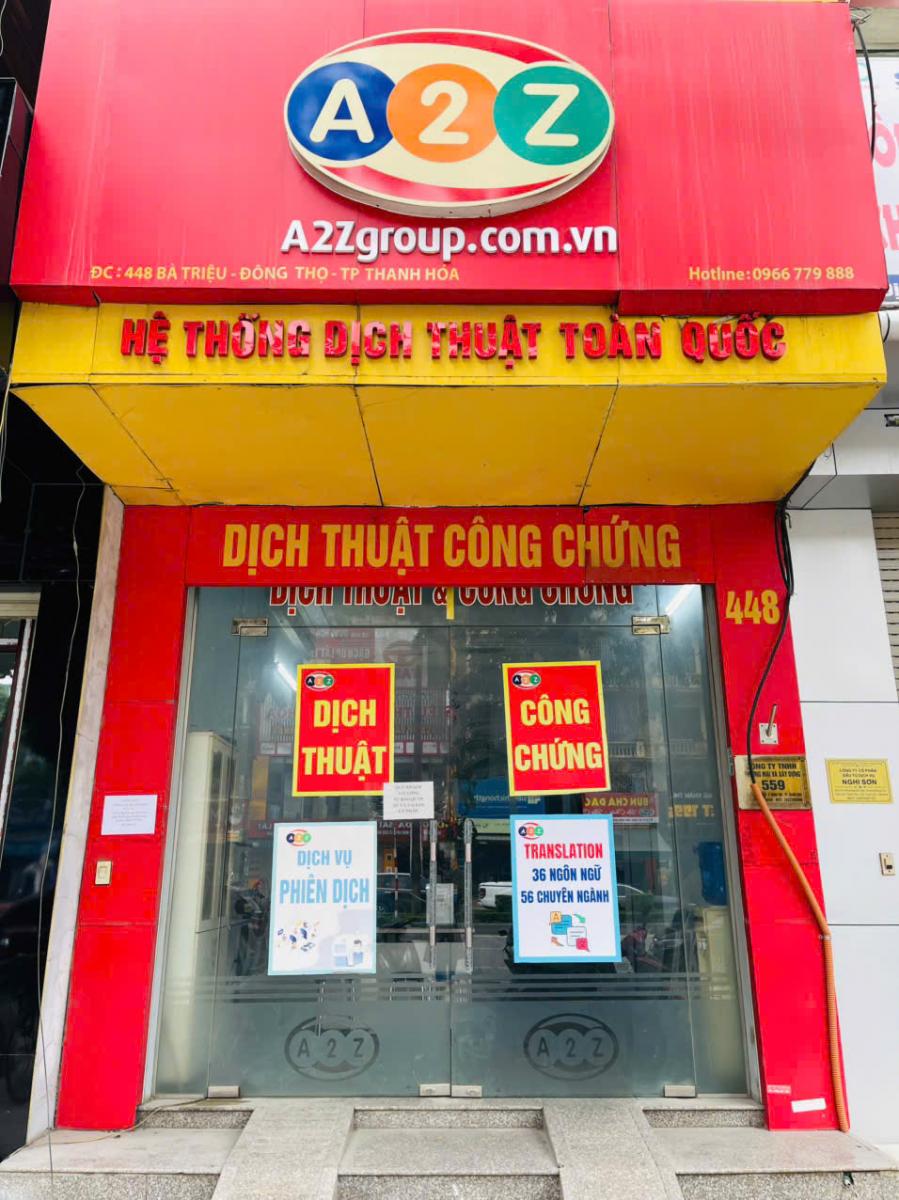 Dịch Thuật Công Chứng Tiêng Pháp Tại Thanh Hóa