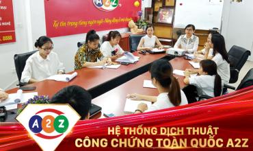 Dịch thuật công chứng huyện Trực Ninh