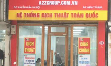 Dịch thuật A2Z - Công ty dịch thuật hàng đầu Việt Nam