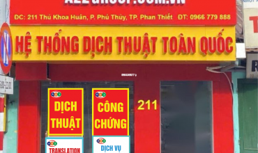 Dịch thuật công chứng tiếng Hàn tại Phan Thiết