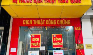 Dịch thuật công chứng huyện Quan Sơn