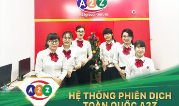 Phiên dịch tiếng Pháp tại Tân An