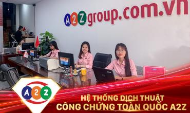 Dịch thuật công chứng huyện Triệu Sơn
