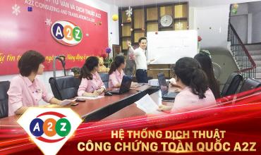 Dịch thuật công chứng huyện Phú Lương