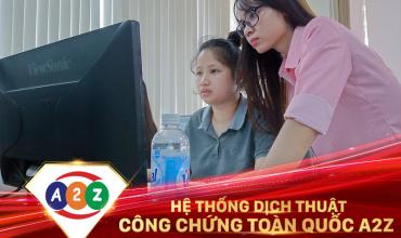 Dịch thuật công chứng huyện Cẩm Khê
