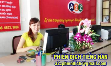 Phiên dịch tiếng Hàn Phú Thọ | 2483 Hùng Vương, Tp việt trì, Phú Thọ | 0967.204.888