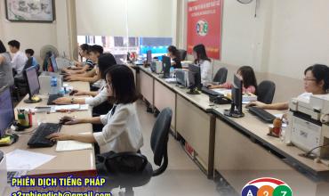 Phiên dịch tiếng Pháp Phú Thọ