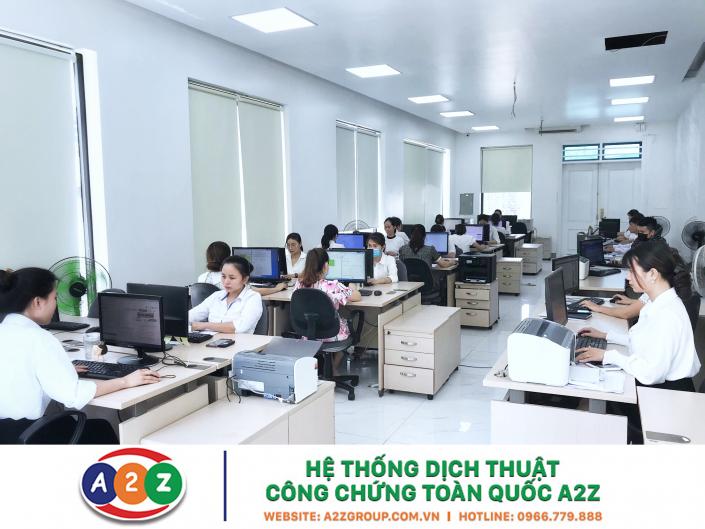 Ảnh nhân viên công ty dịch thuật A2Z