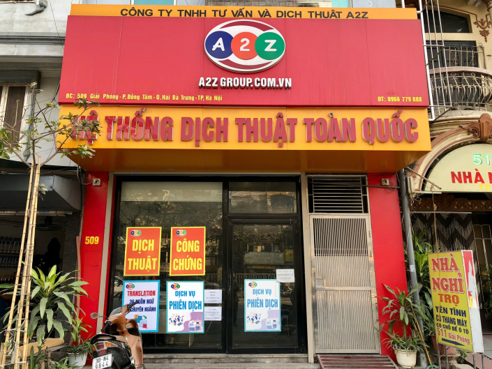 Dịch Thuật Hai Bà Trưng | 509 Giải Phóng, Hai Bà Trưng, TP.Hà Nội