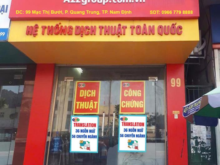 99 Mạc Thị Bưởi, phường Quang Trung, TP Nam Định